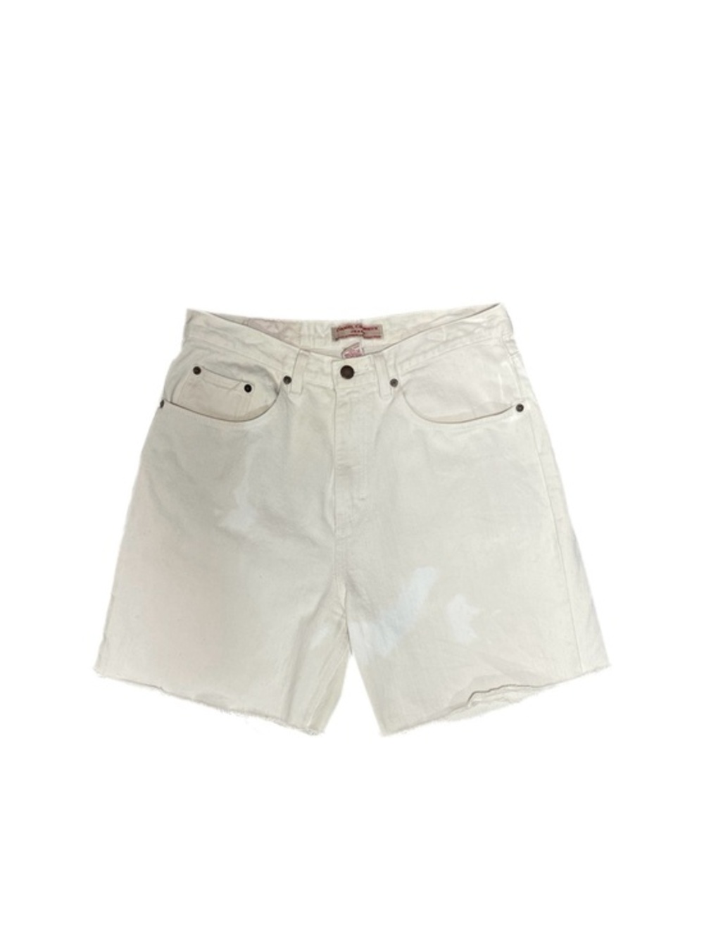 Mens Vintage Daniel Cremieux 100% Cotton Off-White Jean Shorts